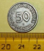 mince německo1 50 pfennig 1950g
